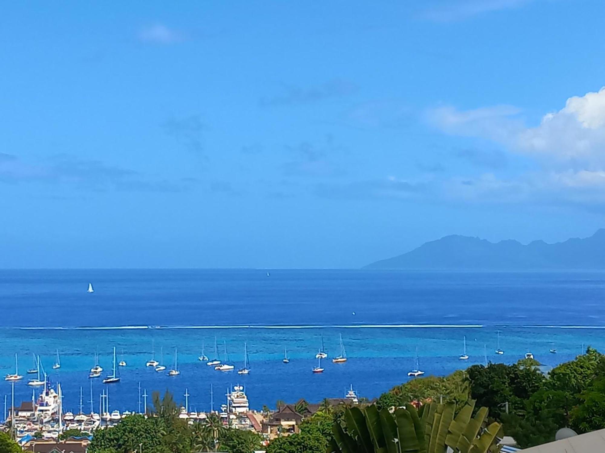 Marina Blue Fabuleux Appartement Vue Lagon Punaauia  Dış mekan fotoğraf