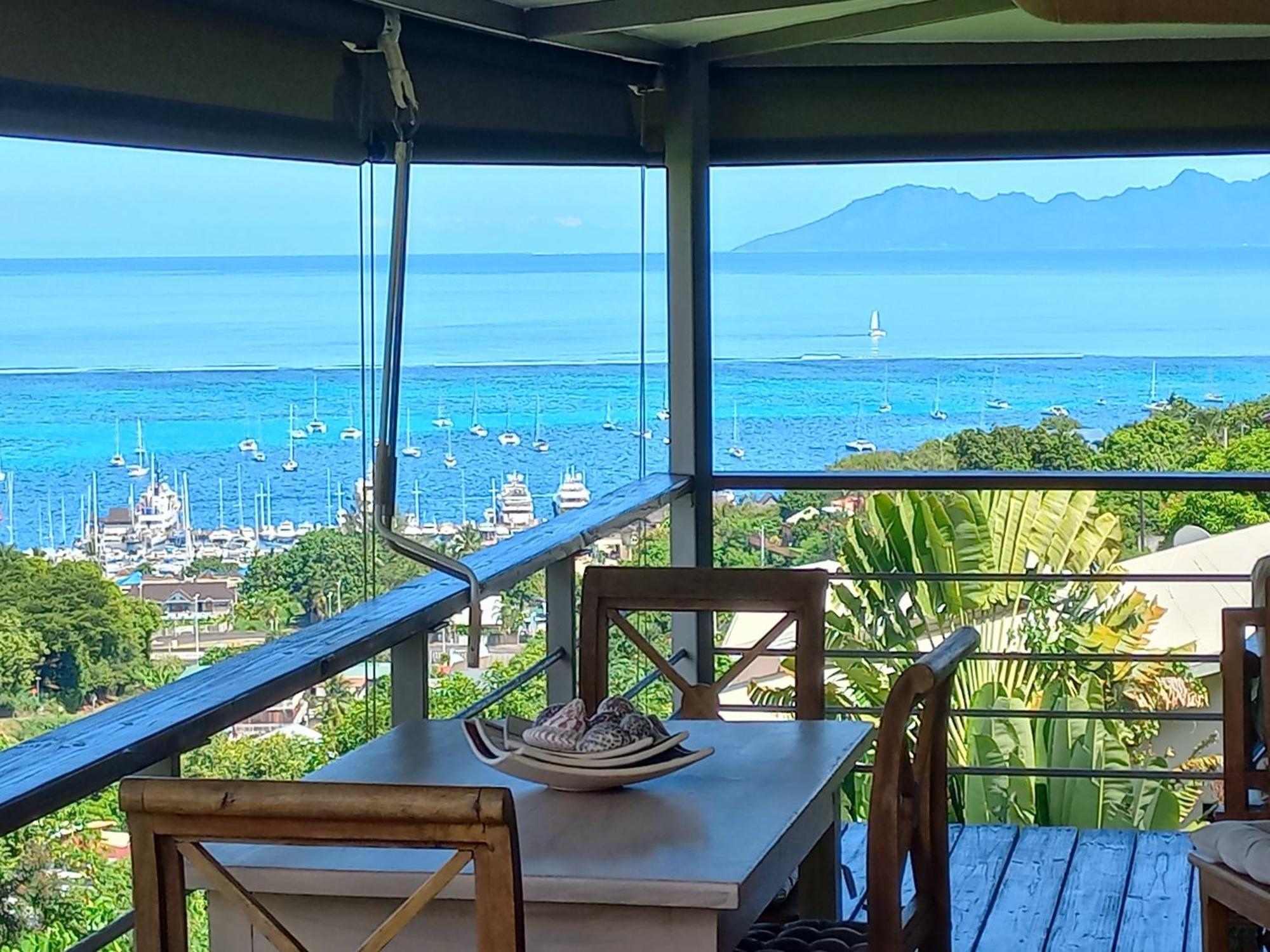 Marina Blue Fabuleux Appartement Vue Lagon Punaauia  Dış mekan fotoğraf