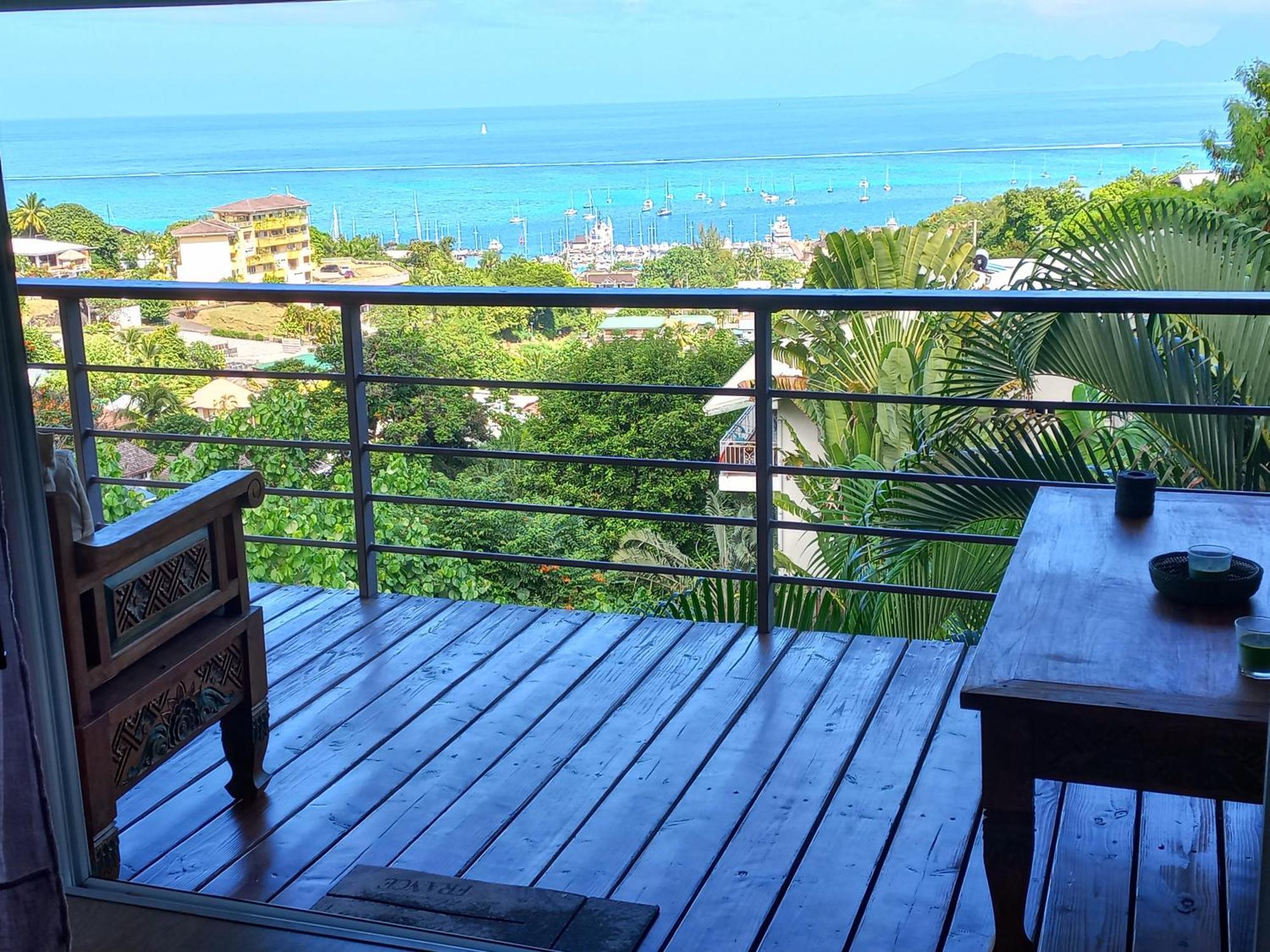 Marina Blue Fabuleux Appartement Vue Lagon Punaauia  Dış mekan fotoğraf